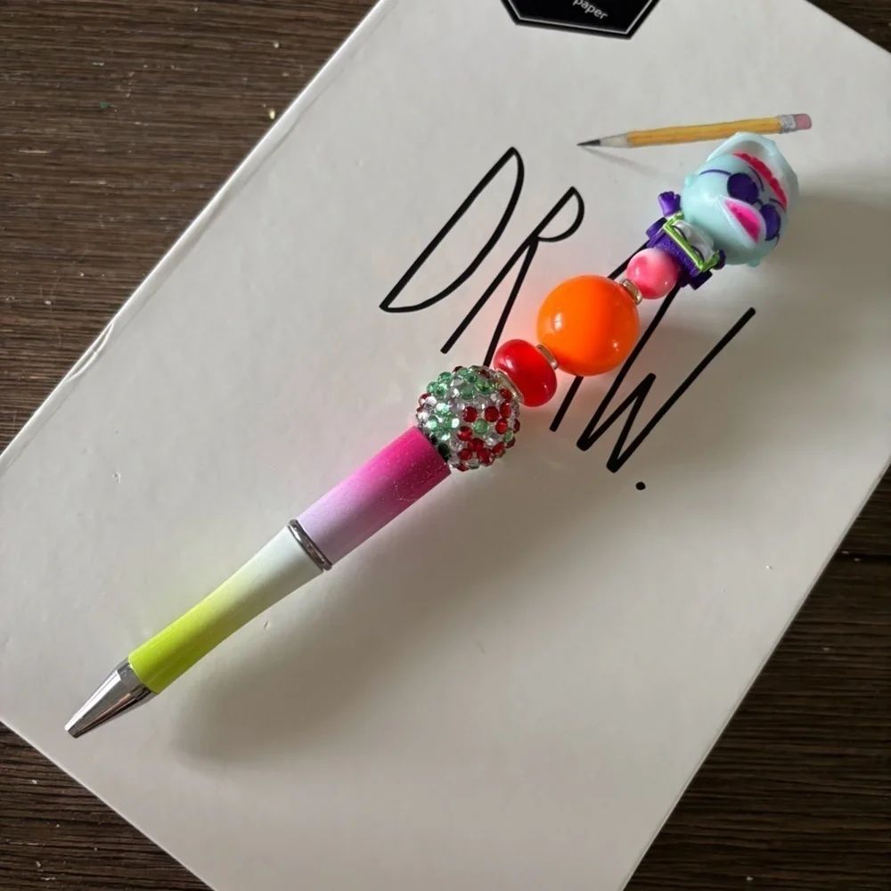 Disney Doorables: Nightmare Before Christmas Dr. Finkelstein handmade beaded pen